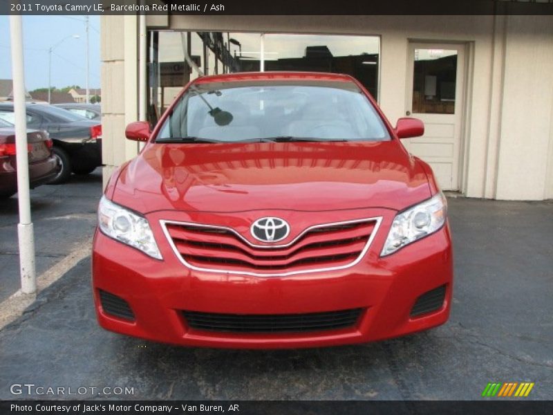 Barcelona Red Metallic / Ash 2011 Toyota Camry LE