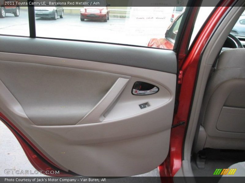 Barcelona Red Metallic / Ash 2011 Toyota Camry LE