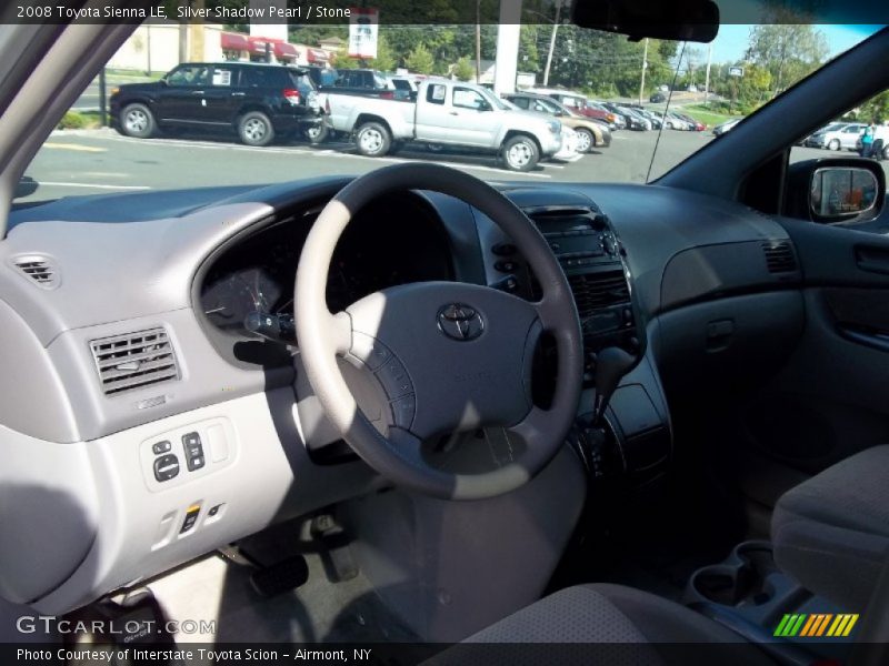 Silver Shadow Pearl / Stone 2008 Toyota Sienna LE