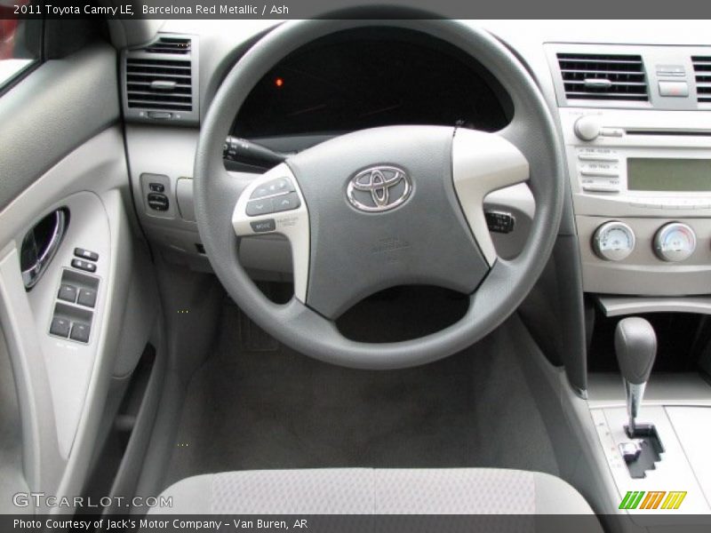 Barcelona Red Metallic / Ash 2011 Toyota Camry LE