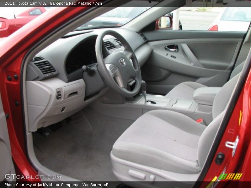 Barcelona Red Metallic / Ash 2011 Toyota Camry LE