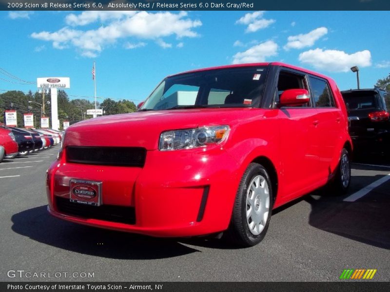 Absolutely Red / Release Series 6.0 Dark Gray/Red 2009 Scion xB Release Series 6.0