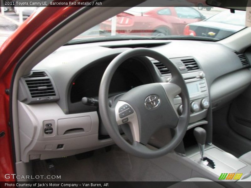 Barcelona Red Metallic / Ash 2011 Toyota Camry LE