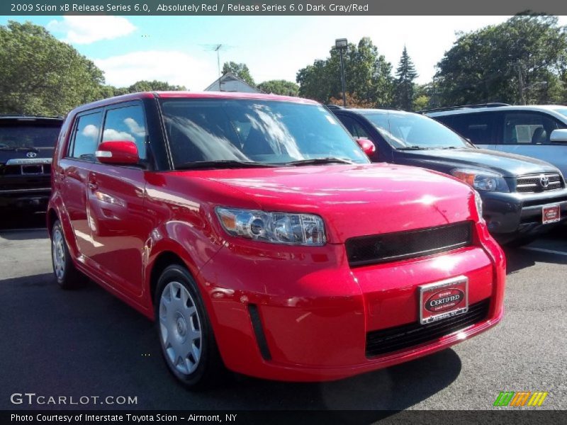 Absolutely Red / Release Series 6.0 Dark Gray/Red 2009 Scion xB Release Series 6.0