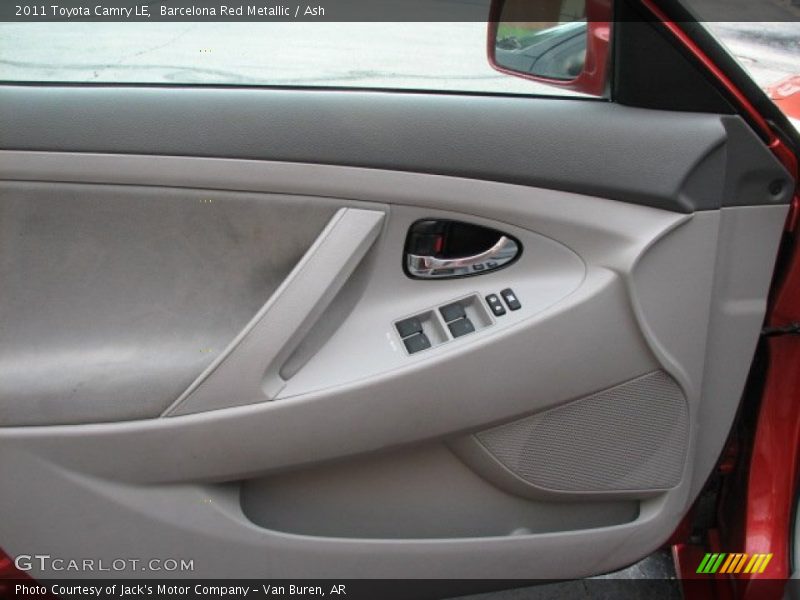 Barcelona Red Metallic / Ash 2011 Toyota Camry LE