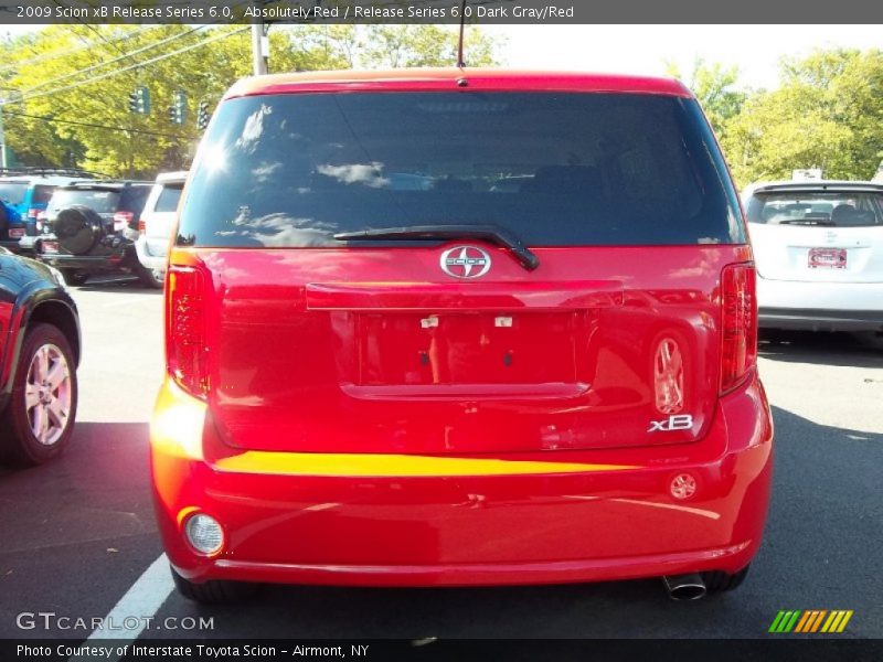 Absolutely Red / Release Series 6.0 Dark Gray/Red 2009 Scion xB Release Series 6.0