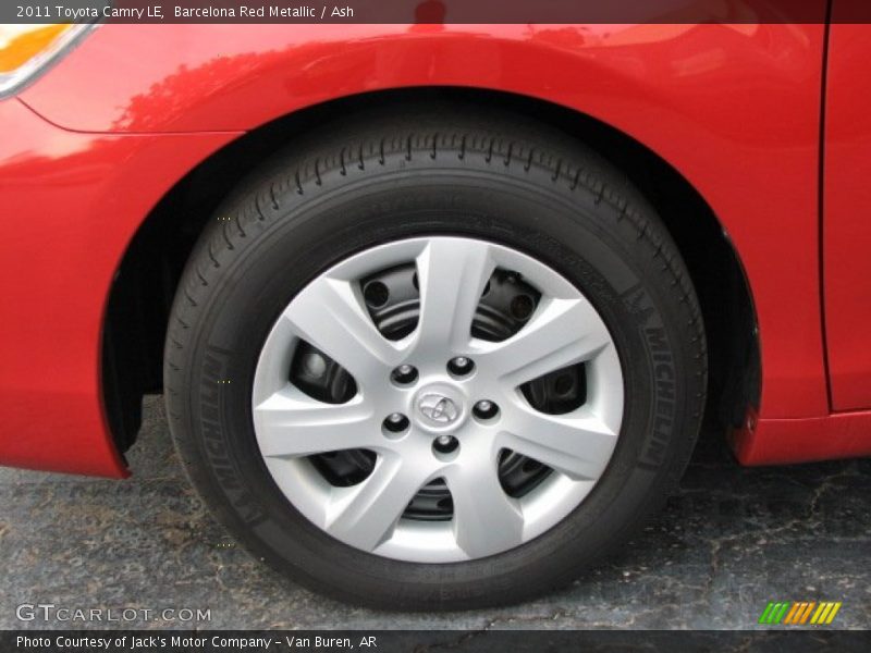 Barcelona Red Metallic / Ash 2011 Toyota Camry LE