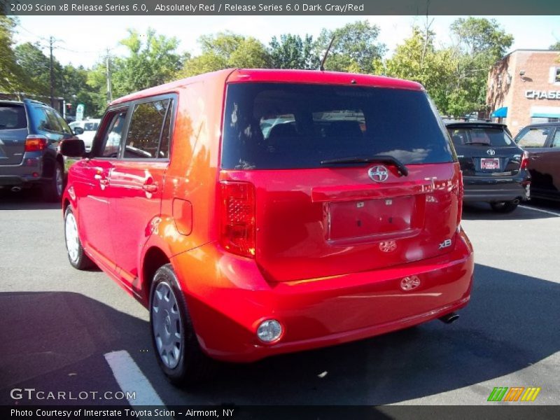 Absolutely Red / Release Series 6.0 Dark Gray/Red 2009 Scion xB Release Series 6.0