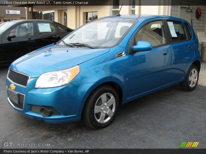Tahiti Green / Charcoal 2009 Chevrolet Aveo Aveo5 LT