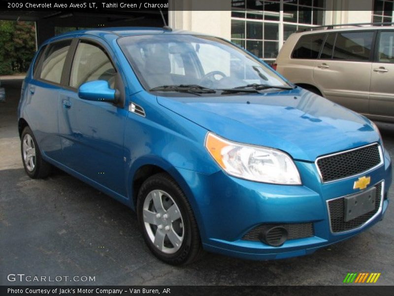 Tahiti Green / Charcoal 2009 Chevrolet Aveo Aveo5 LT