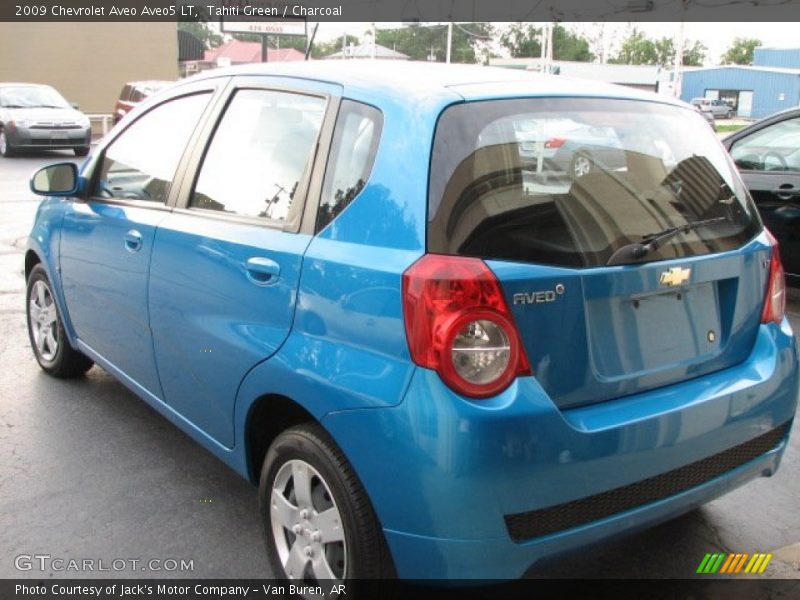 Tahiti Green / Charcoal 2009 Chevrolet Aveo Aveo5 LT
