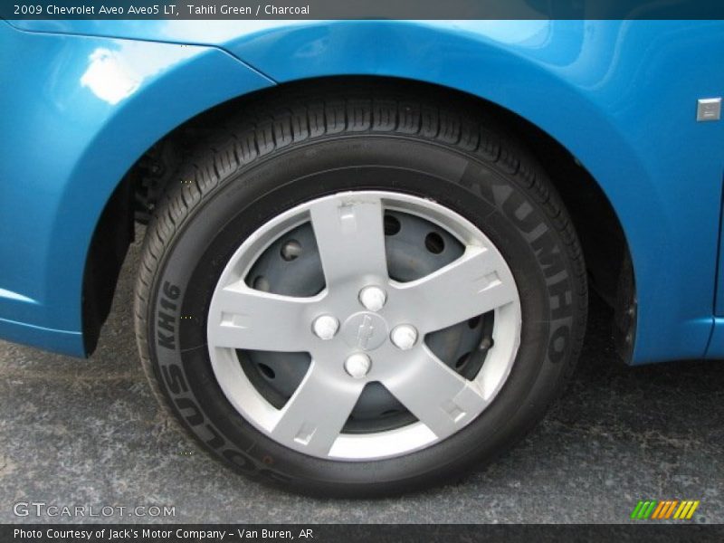 Tahiti Green / Charcoal 2009 Chevrolet Aveo Aveo5 LT