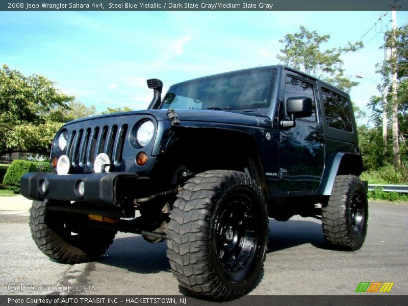 Steel Blue Metallic / Dark Slate Gray/Medium Slate Gray 2008 Jeep Wrangler Sahara 4x4