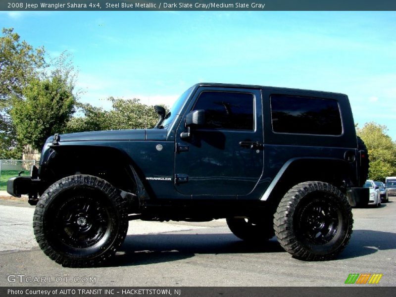 Steel Blue Metallic / Dark Slate Gray/Medium Slate Gray 2008 Jeep Wrangler Sahara 4x4