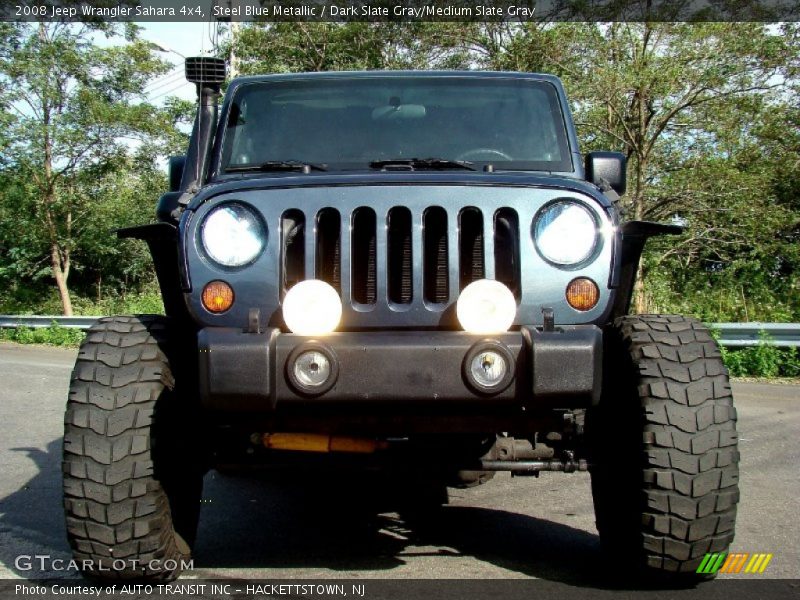 Steel Blue Metallic / Dark Slate Gray/Medium Slate Gray 2008 Jeep Wrangler Sahara 4x4