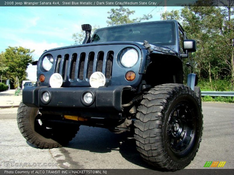 Steel Blue Metallic / Dark Slate Gray/Medium Slate Gray 2008 Jeep Wrangler Sahara 4x4