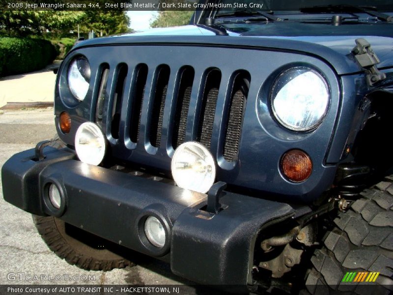 Steel Blue Metallic / Dark Slate Gray/Medium Slate Gray 2008 Jeep Wrangler Sahara 4x4