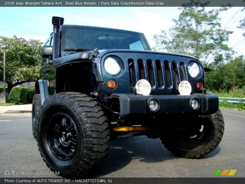 Steel Blue Metallic / Dark Slate Gray/Medium Slate Gray 2008 Jeep Wrangler Sahara 4x4