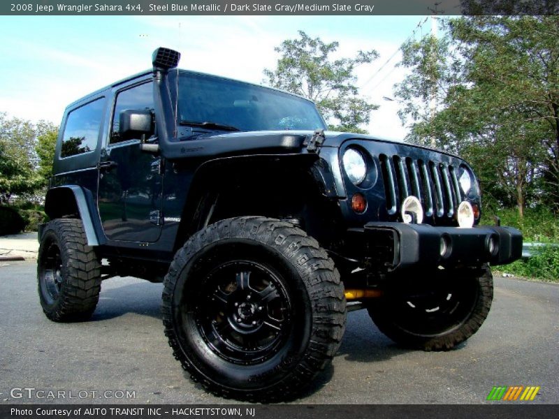 Steel Blue Metallic / Dark Slate Gray/Medium Slate Gray 2008 Jeep Wrangler Sahara 4x4