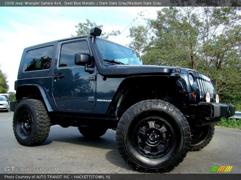 Steel Blue Metallic / Dark Slate Gray/Medium Slate Gray 2008 Jeep Wrangler Sahara 4x4