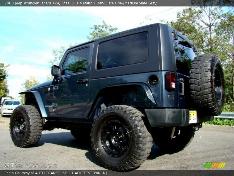 Steel Blue Metallic / Dark Slate Gray/Medium Slate Gray 2008 Jeep Wrangler Sahara 4x4