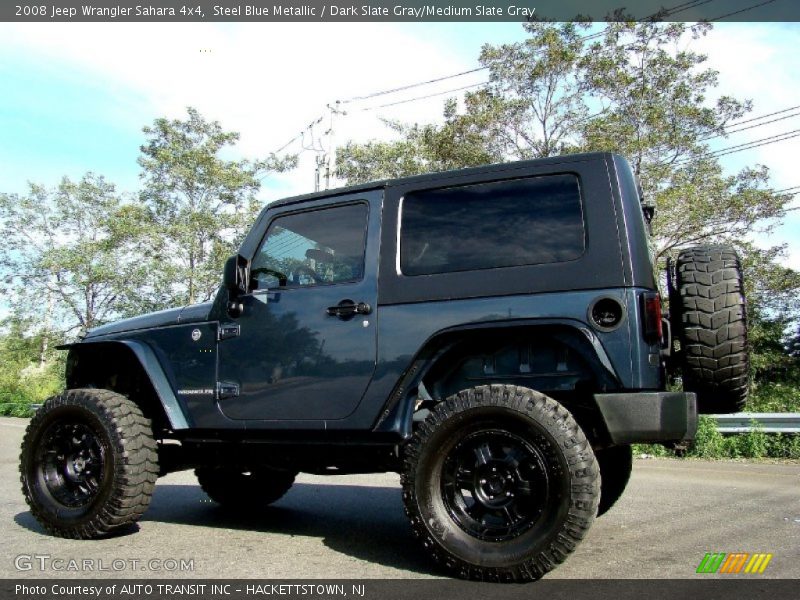 Steel Blue Metallic / Dark Slate Gray/Medium Slate Gray 2008 Jeep Wrangler Sahara 4x4