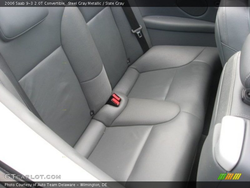 Steel Gray Metallic / Slate Gray 2006 Saab 9-3 2.0T Convertible