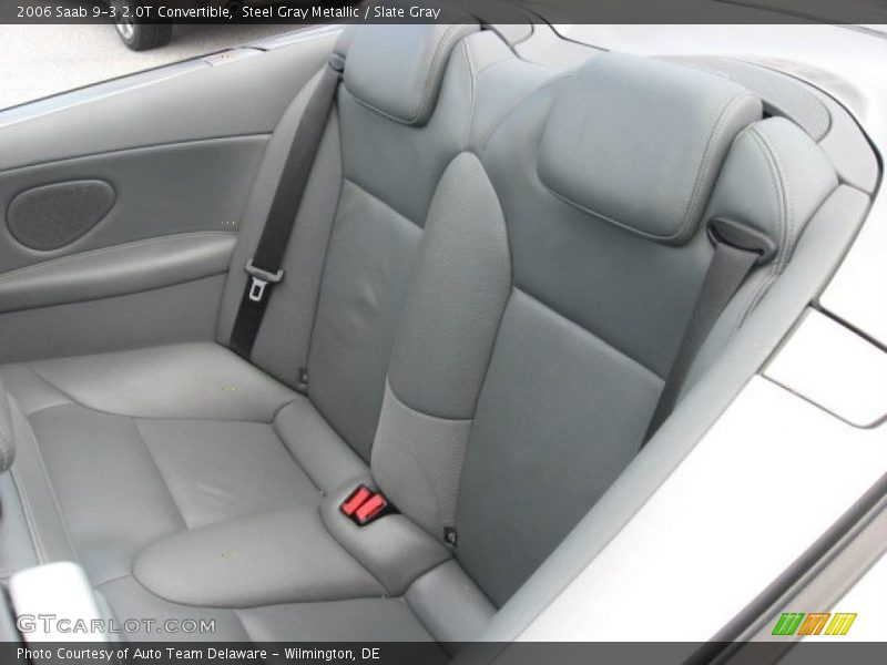 Steel Gray Metallic / Slate Gray 2006 Saab 9-3 2.0T Convertible