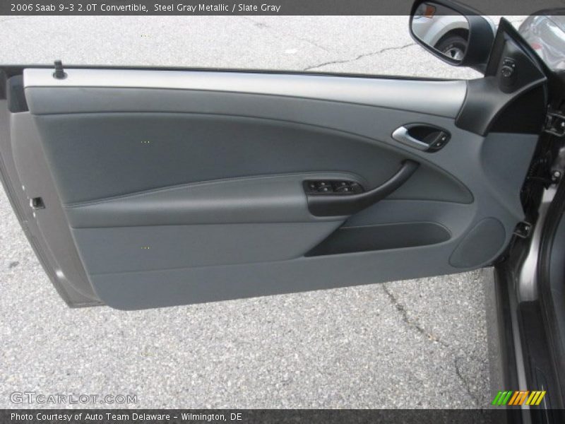 Steel Gray Metallic / Slate Gray 2006 Saab 9-3 2.0T Convertible