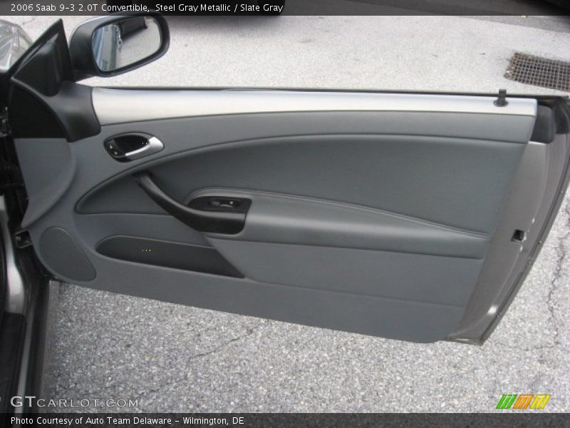 Steel Gray Metallic / Slate Gray 2006 Saab 9-3 2.0T Convertible
