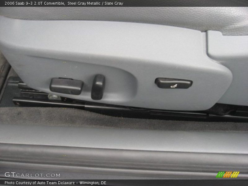 Steel Gray Metallic / Slate Gray 2006 Saab 9-3 2.0T Convertible