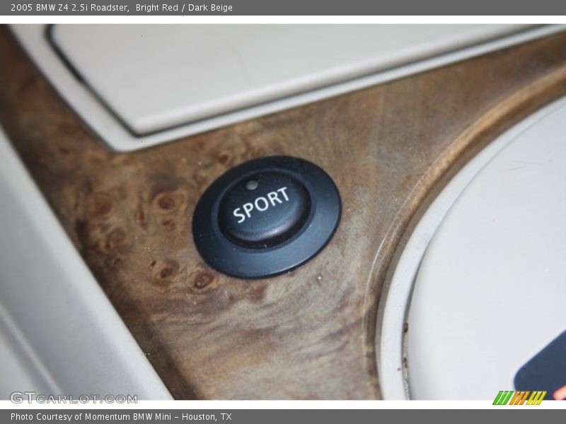 Bright Red / Dark Beige 2005 BMW Z4 2.5i Roadster