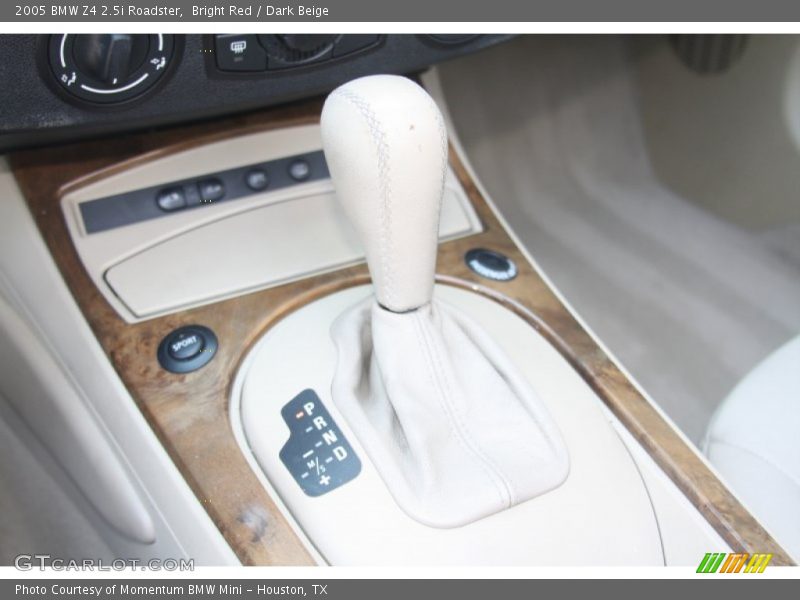 Bright Red / Dark Beige 2005 BMW Z4 2.5i Roadster