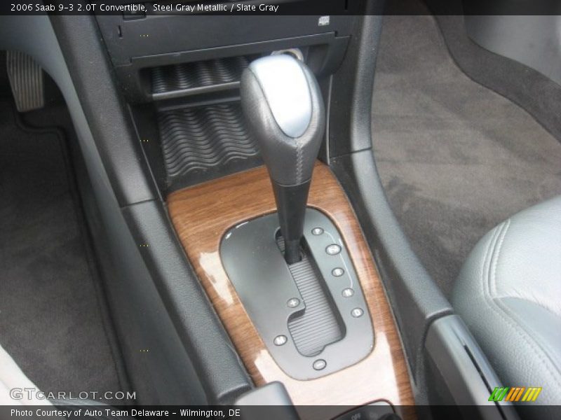 Steel Gray Metallic / Slate Gray 2006 Saab 9-3 2.0T Convertible