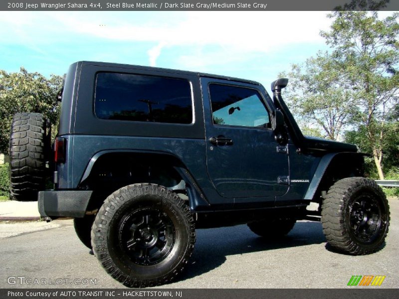 Steel Blue Metallic / Dark Slate Gray/Medium Slate Gray 2008 Jeep Wrangler Sahara 4x4