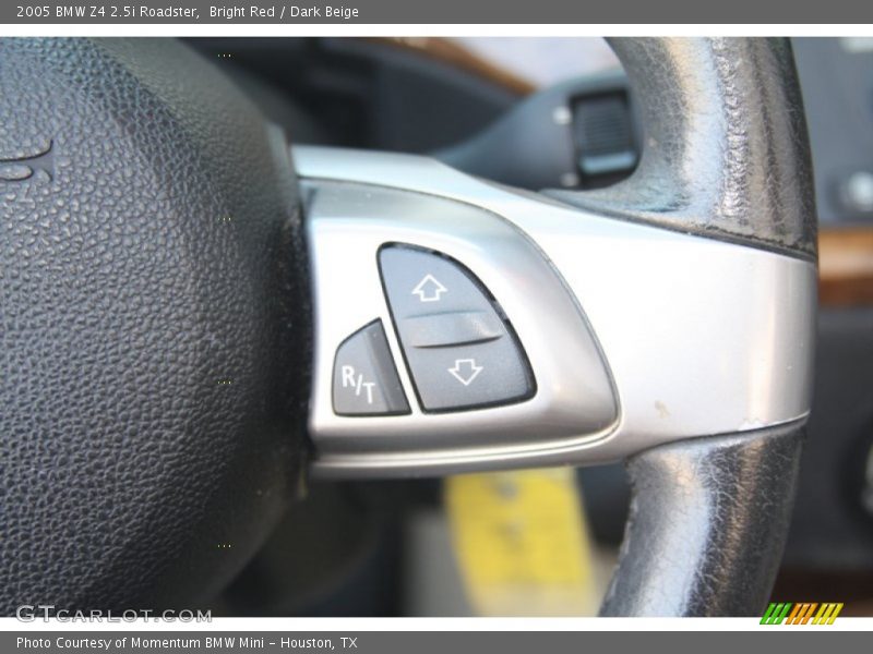 Bright Red / Dark Beige 2005 BMW Z4 2.5i Roadster