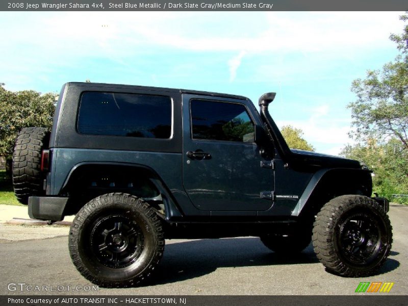Steel Blue Metallic / Dark Slate Gray/Medium Slate Gray 2008 Jeep Wrangler Sahara 4x4