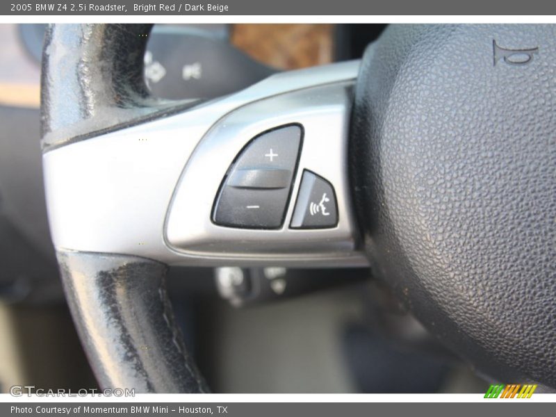 Bright Red / Dark Beige 2005 BMW Z4 2.5i Roadster