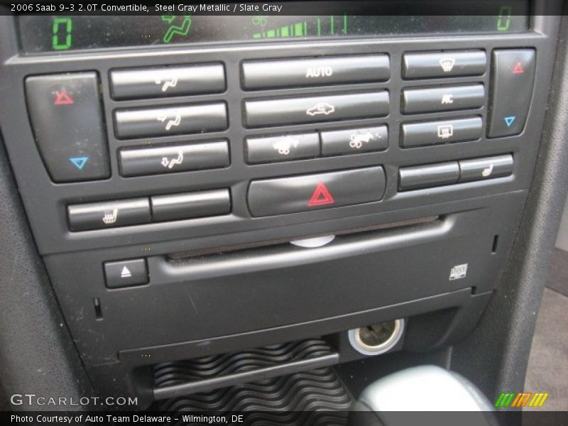 Steel Gray Metallic / Slate Gray 2006 Saab 9-3 2.0T Convertible