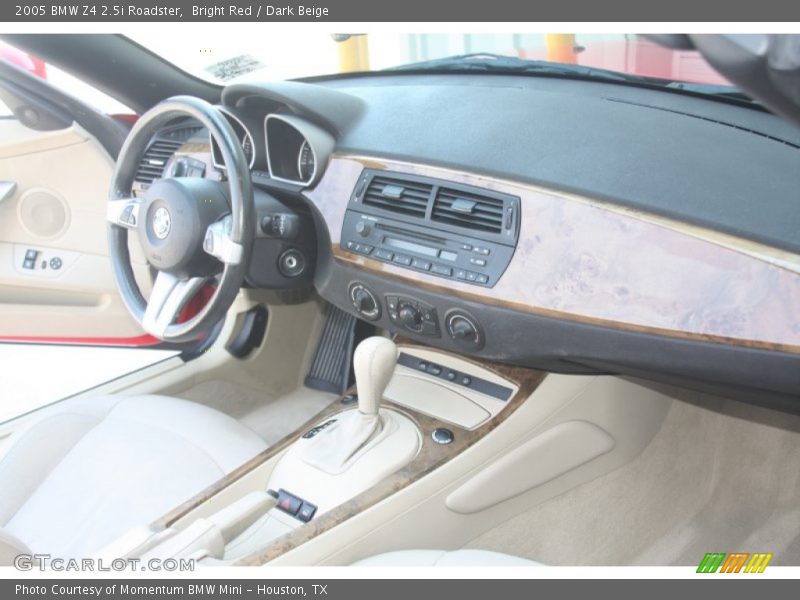 Bright Red / Dark Beige 2005 BMW Z4 2.5i Roadster