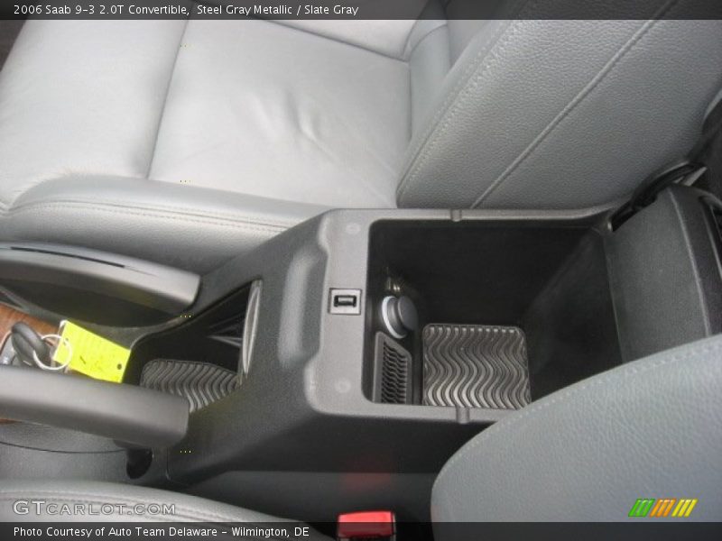 Steel Gray Metallic / Slate Gray 2006 Saab 9-3 2.0T Convertible