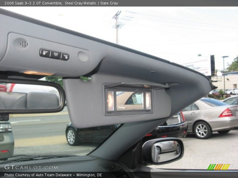 Steel Gray Metallic / Slate Gray 2006 Saab 9-3 2.0T Convertible