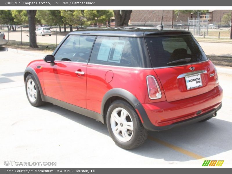 Chili Red / Panther Black 2006 Mini Cooper Hardtop