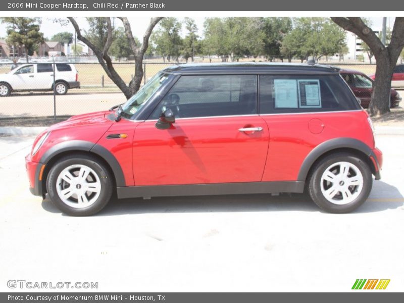 Chili Red / Panther Black 2006 Mini Cooper Hardtop