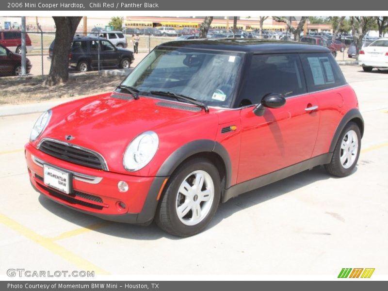 Chili Red / Panther Black 2006 Mini Cooper Hardtop
