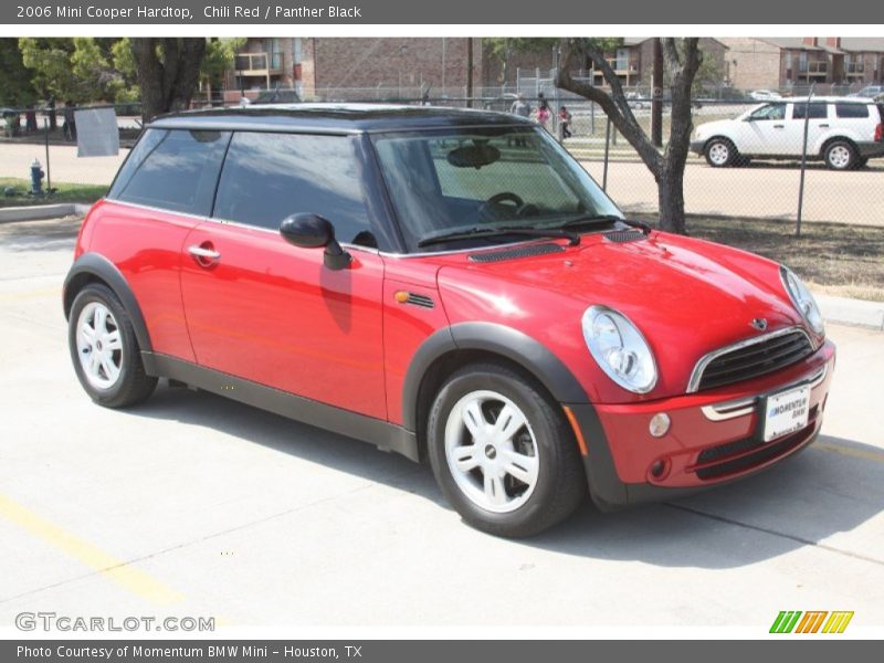 Chili Red / Panther Black 2006 Mini Cooper Hardtop