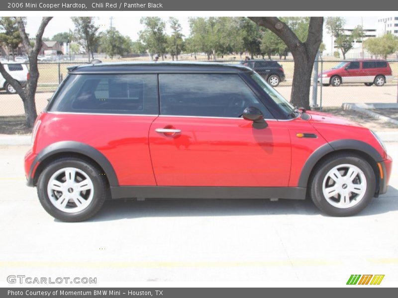 Chili Red / Panther Black 2006 Mini Cooper Hardtop