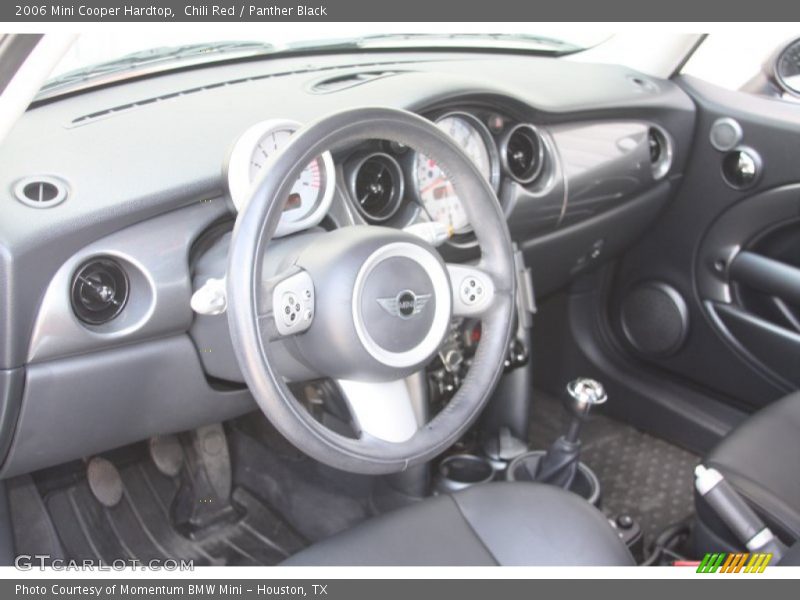 Chili Red / Panther Black 2006 Mini Cooper Hardtop