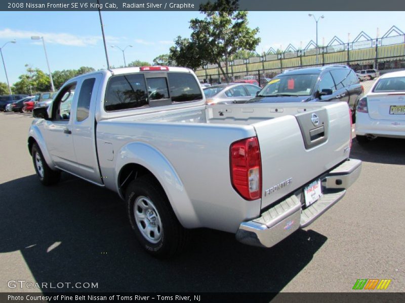 Radiant Silver / Graphite 2008 Nissan Frontier SE V6 King Cab