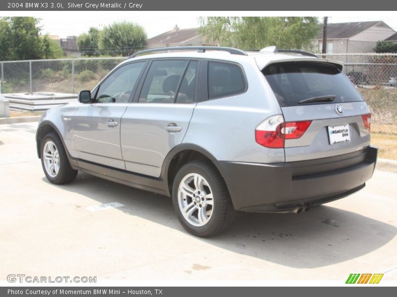 Silver Grey Metallic / Grey 2004 BMW X3 3.0i
